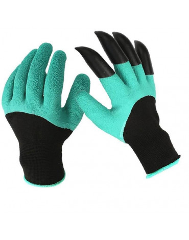 Перчатки садовые с когтями Garden Genie Gloves