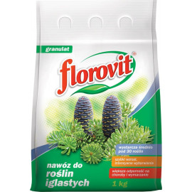 Удобрение гранулированное для хвойных растений 1кг FLOROVIT