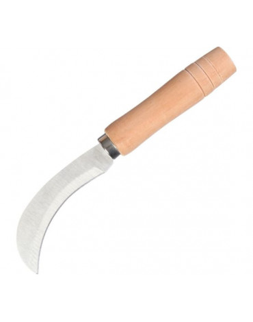 Нож садовый с деревянной ручкой 18см   5245653