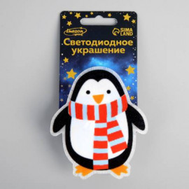 Игрушка световая "Пингвин" 7*8,5см, мерцание, МУЛЬТИ  7706012