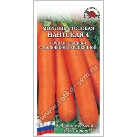 Морковь Нантская 4 (Сотка) б/п