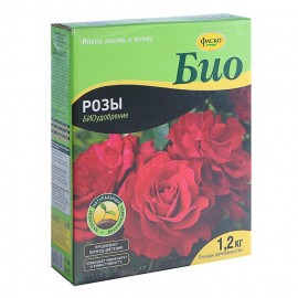 Удобрение сухое БИО Розы и цветущие многолетники гранулированное 1,2кг Фаско