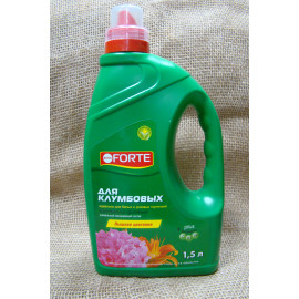 Жидкое комплексное удобрение для клумбовых цветов и розовых гортензий 1,5л BONA FORTE