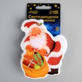 Игрушка световая "Дед Мороз с подарками" 11,5*8см, МУЛЬТИ  7706033