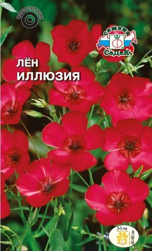 Лён Иллюзия крупноцветковый (Седек)