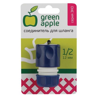 Соединитель (Коннектор) д/шланга 12мм(1/2) GAES20-04 GREEN APPLE