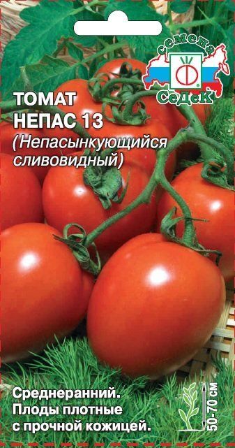 Томат Непас 13 Непасынкующийся Сливовидный (Седек)