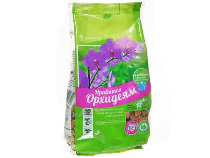 Набор для орхидей (кора, мох, уголь, микориза) 2л
