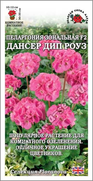 Пеларгония (герань) Дансер Дип Роуз F2 (Сотка)