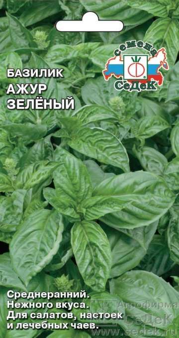 Базилик Ажур Зелёный (Седек)