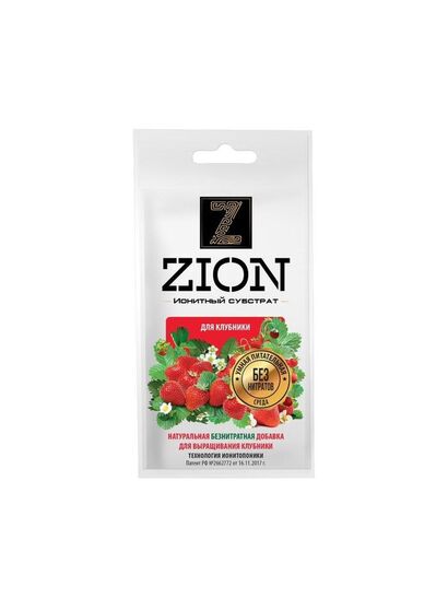 Субстрат ионитный 30гр для выращивания Клубники "ZION"    5470212