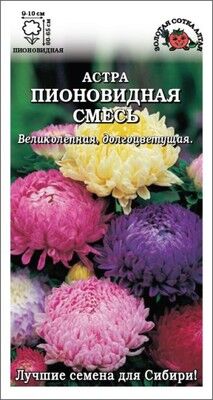 Астра Пионовидная смесь (Сотка)