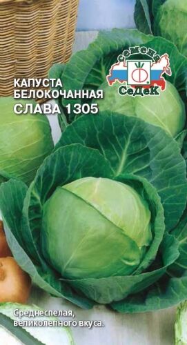 Капуста б/к Слава 1305 (Седек)