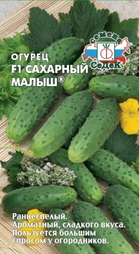 Огурец Сахарный малыш F1 (Седек)