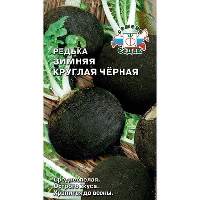 Редька Зимняя круглая чёрная (Седек)