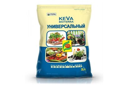 Почвогрунт универсальный с биогумусом   5л KEVA BIOTERRA