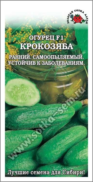 Огурец Крокозяба F1 (Сотка)