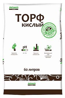 Торф Кислый  60л  Лама Торф